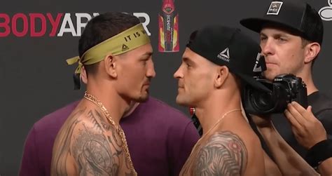 dustin poirier vs max holloway.